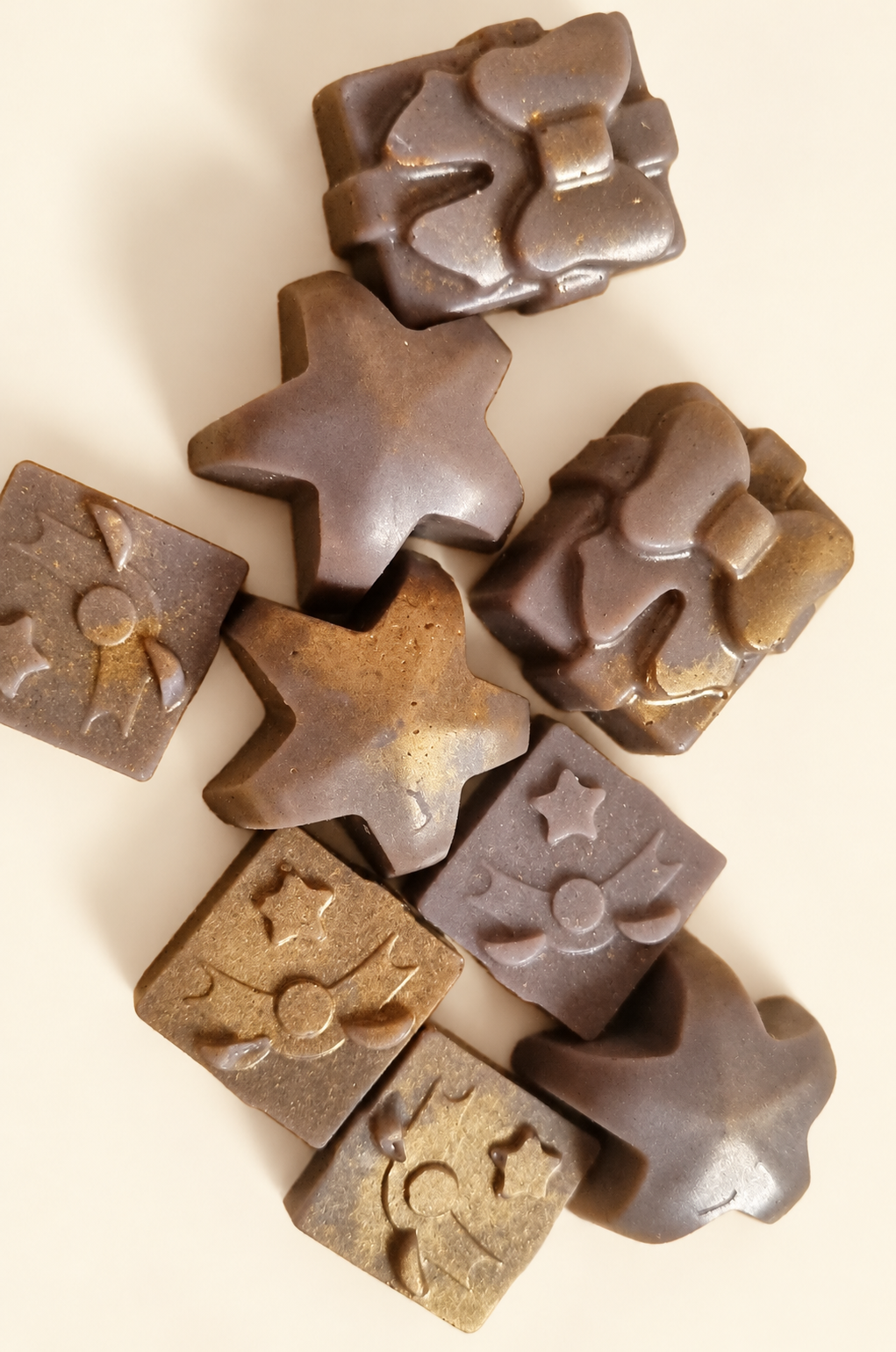 Fondants Pain d'épices – Étoiles et cadeaux – Sachet 15 g