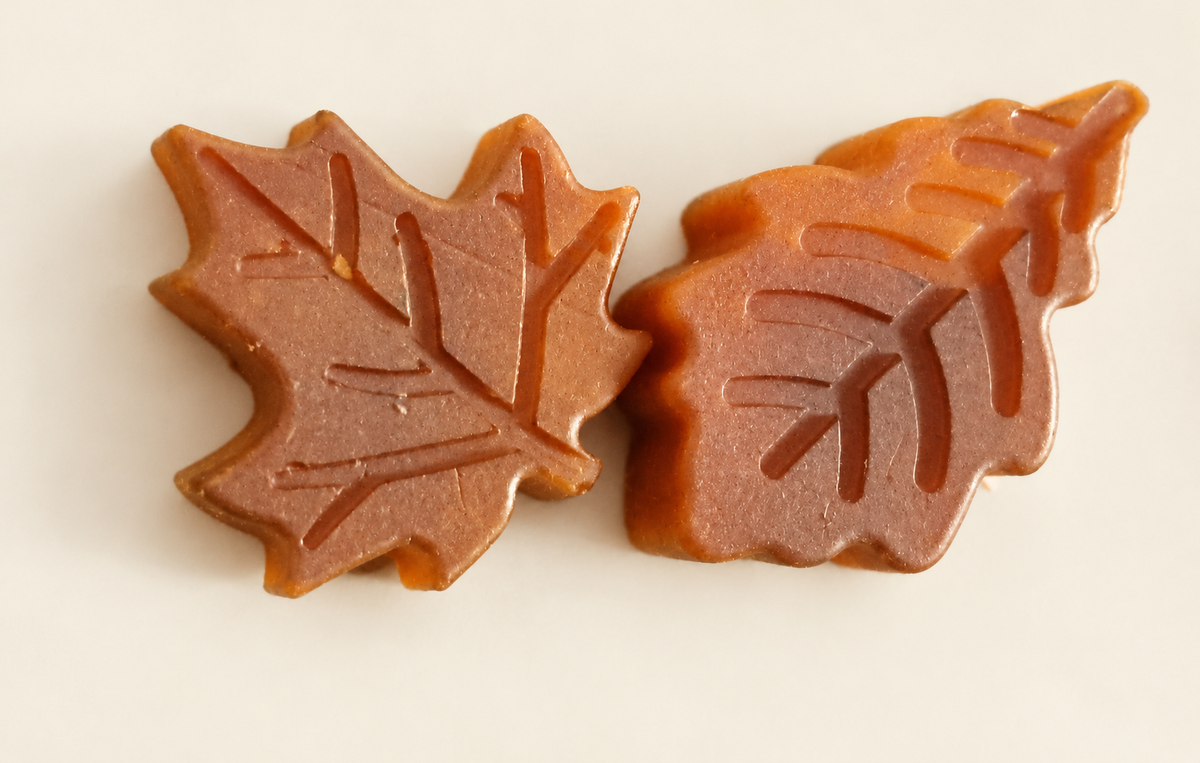 Fondants Pumpkin Macchiato – Feuilles d'automne – Sachet 15 g