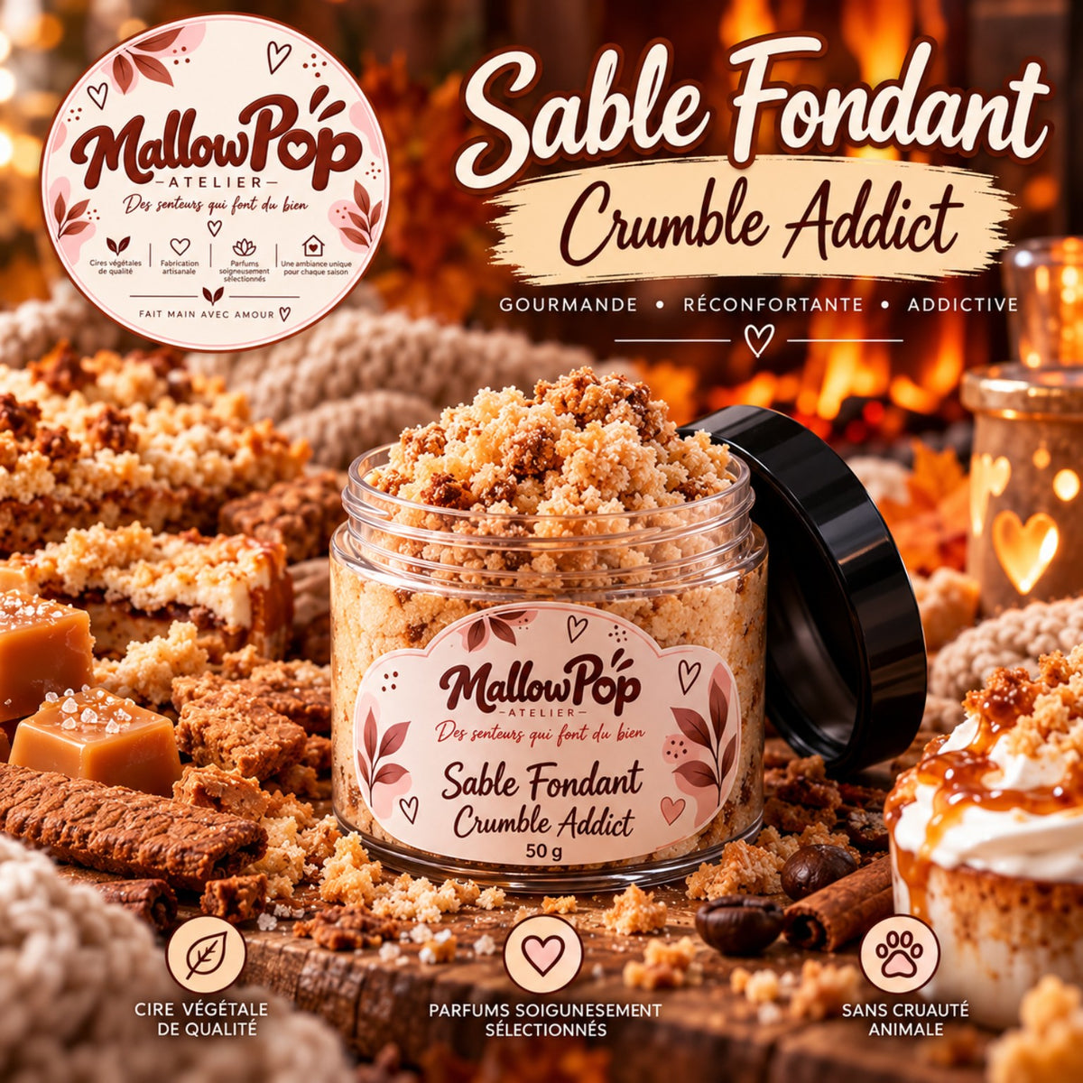 Sable Fondant Crumble Addict 50 g