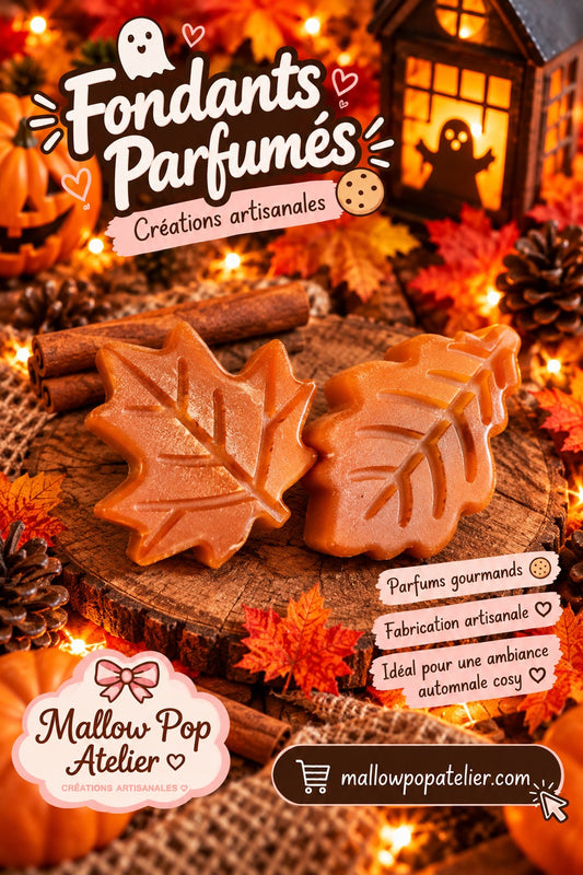 Visuel automnal des fondants feuilles - Lot Découverte cosy