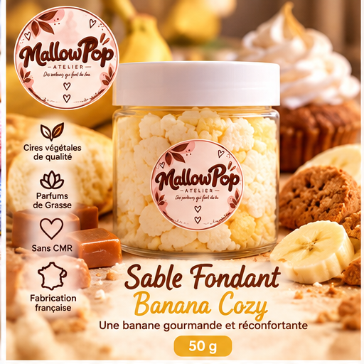 Sable Fondant Banana Cozy – Mallow Pop Atelier
