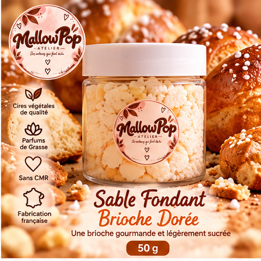 Sable Fondant Brioche Dorée – Mallow Pop Atelier