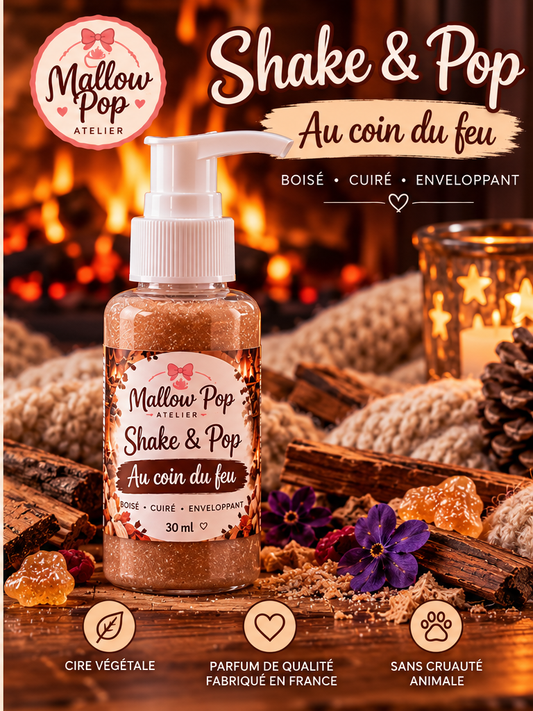 Shake & Pop Au coin du feu 30 ml - Mallow Pop Atelier